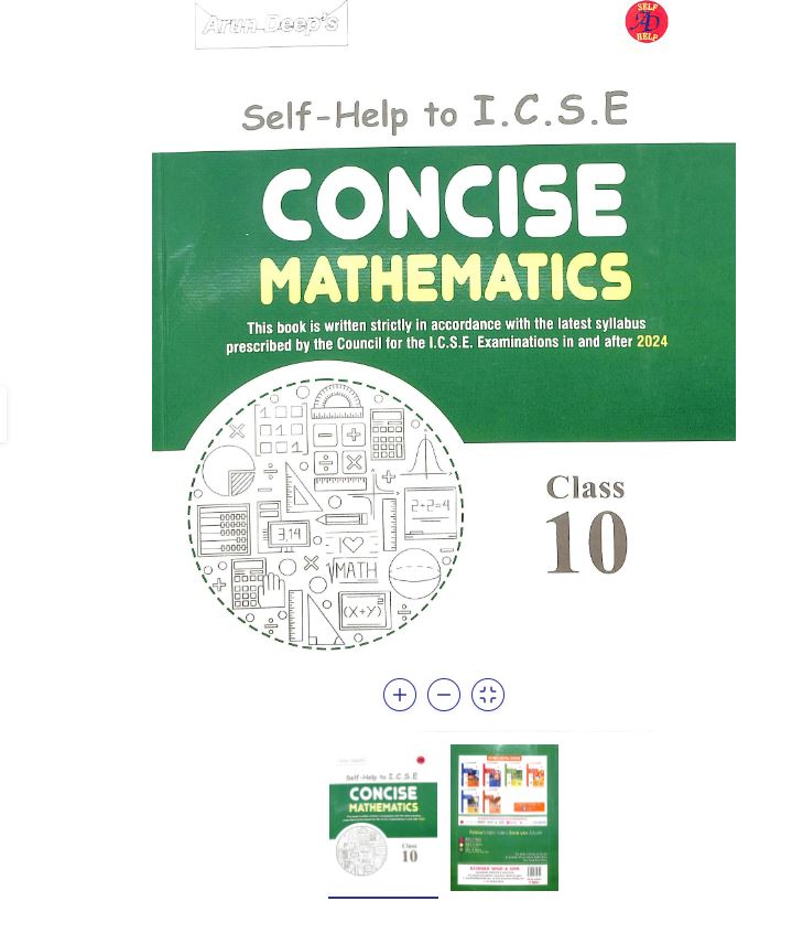 Self Help To Icse Concise Mathematics For Class 10 : 2024 Examination by Is Chawla, J Aggarwal (Author), Ravinder Singh & Sons (Publisher)